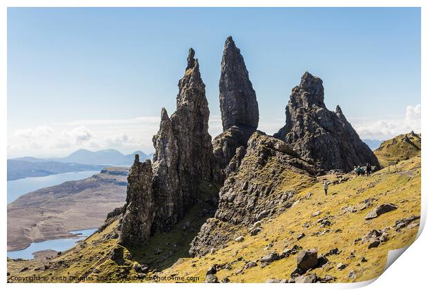 The Old Man of Storr, Isle of Skye Print by Keith Douglas