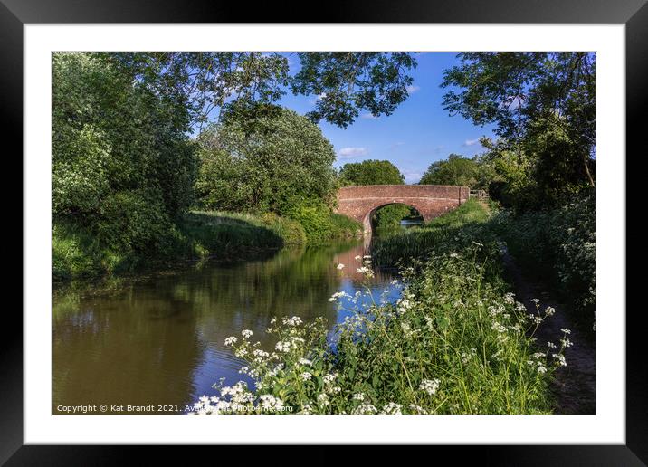 Kennet and Avon Canal, Wiltshire Framed Mounted Print by KB Photo