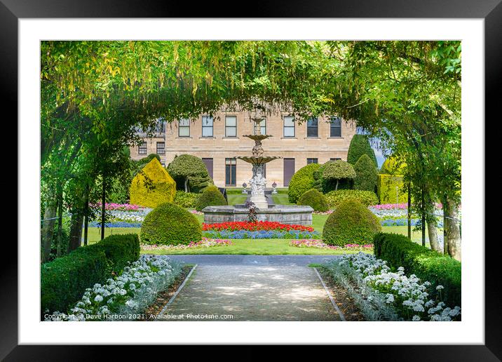 Brodsworth Hall and Gardens Framed Mounted Print by Dave Harbon