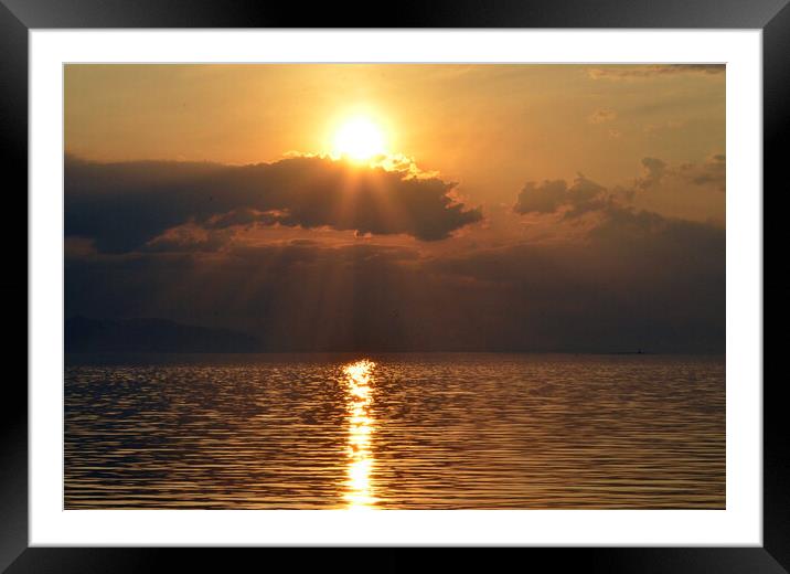 Reflect on another day gone Framed Mounted Print by Allan Durward Photography