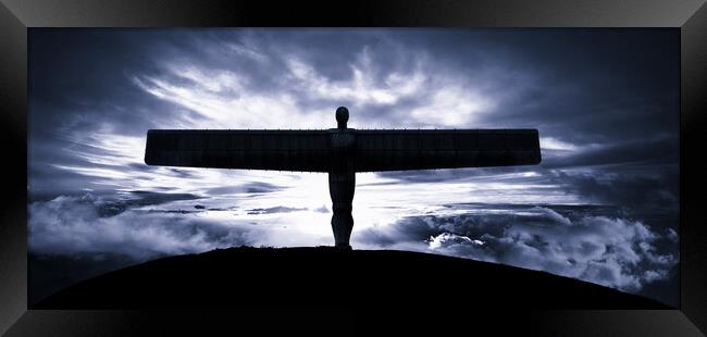 The Angel of the North Framed Print by Guido Parmiggiani