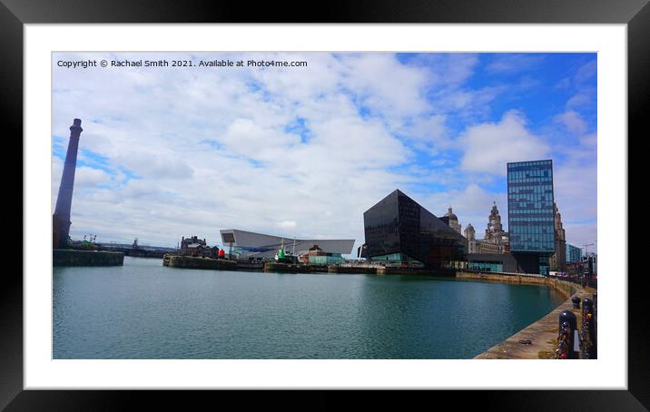 Albert Docks Framed Mounted Print by Rachael Smith