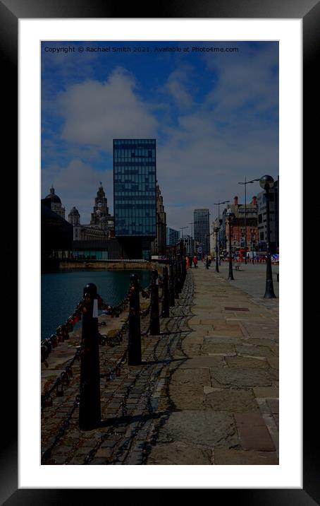 Liverpool Albert Docks Framed Mounted Print by Rachael Smith