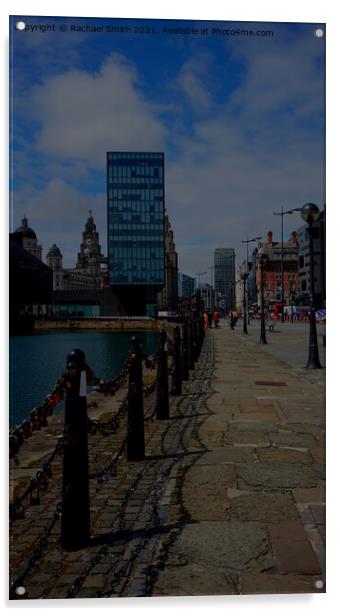 Liverpool Albert Docks Acrylic by Rachael Smith