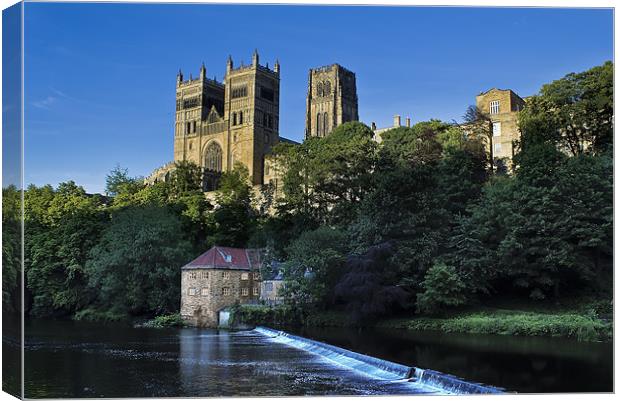 Durham Cathedral in Summer Canvas Print by Kevin Tate