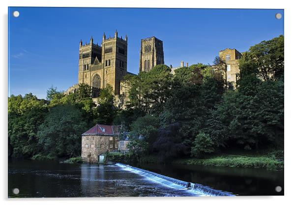 Durham Cathedral in Summer Acrylic by Kevin Tate