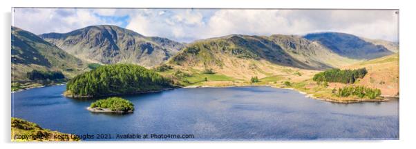 Haweswater and Mardale Head Acrylic by Keith Douglas