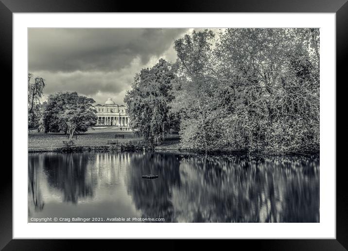 Historic Reflections Framed Mounted Print by Craig Ballinger