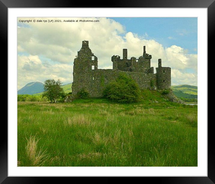 kilchurn castle Framed Mounted Print by dale rys (LP)