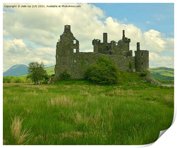 kilchurn castle Print by dale rys (LP)