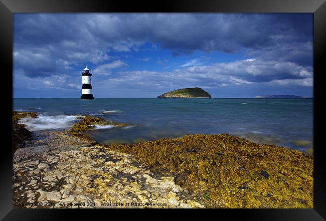 Black Point Lighthouse Framed Print by R K Photography