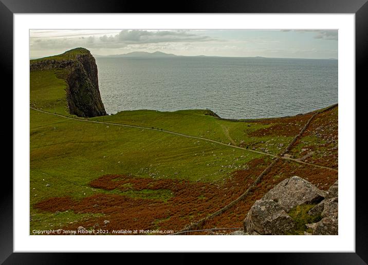 Walk to Neist Point  Framed Mounted Print by Jenny Hibbert