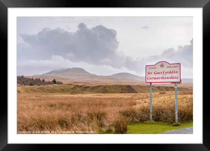 Carmarthen Fans, Brecon Beacons, Wales, UK Framed Mounted Print by KB Photo