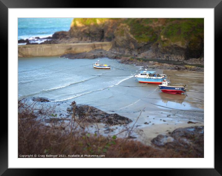 TOY BOATS Framed Mounted Print by Craig Ballinger