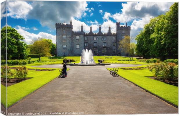 Kilkenny Castle, Ireland - 2 Canvas Print by Jordi Carrio