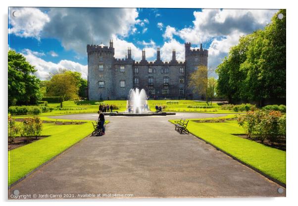 Kilkenny Castle, Ireland - 2 Acrylic by Jordi Carrio