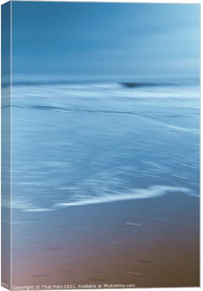 Abstract of the North Sea and beach Canvas Print by That Foto