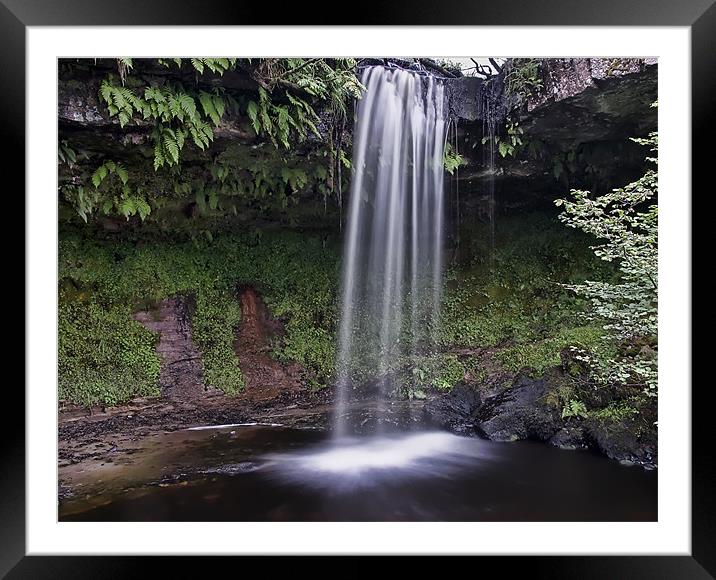 Small Waterfall Framed Mounted Print by Sam Smith