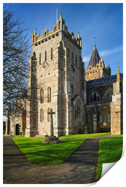 St Mary's Church, Ottery St Mary Print by Darren Galpin