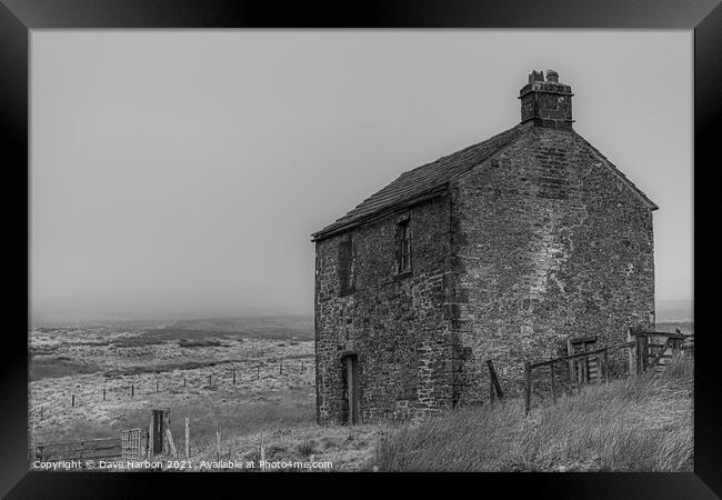 The Derelict Farm House Framed Print by Dave Harbon
