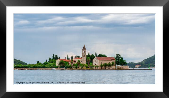 Panoramic view of St Jerome's Church and Monastery Framed Mounted Print by Angus McComiskey