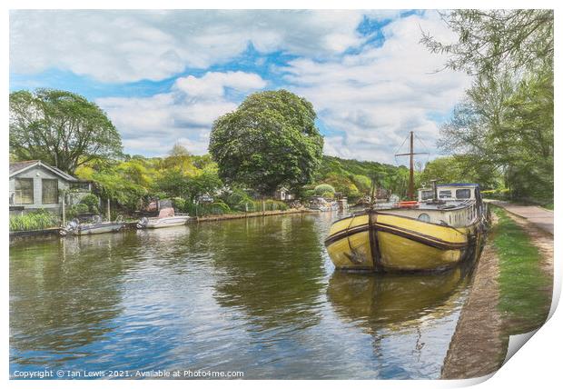 The Thames Path at Henley Print by Ian Lewis