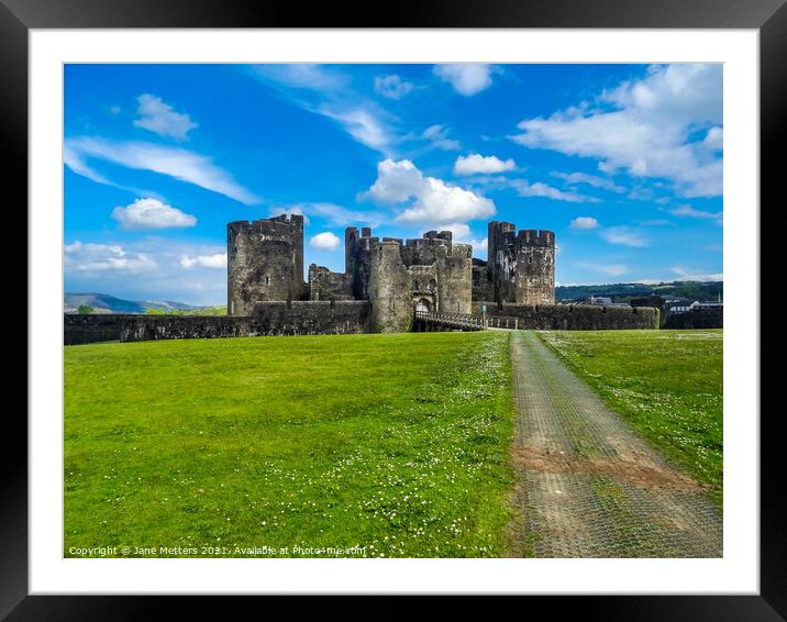 Magnificent Castle Framed Mounted Print by Jane Metters