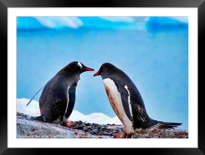Lets have a chat Framed Mounted Print by Wall Art by Craig Cusins