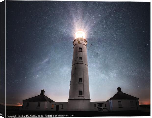 Nash Point Lighthouse Canvas Print by Karl McCarthy