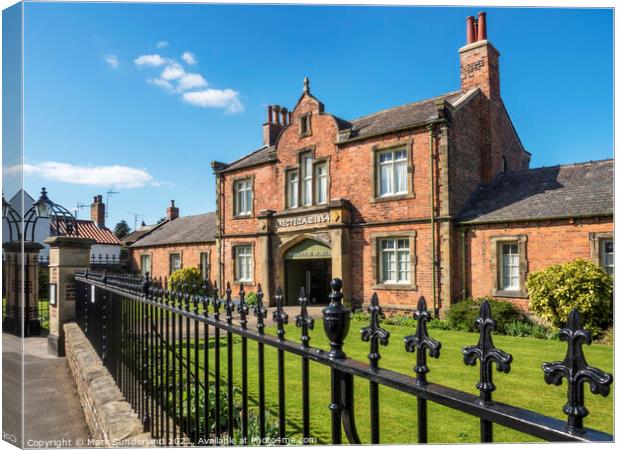 Ripon Workhouse Museum Canvas Print by Mark Sunderland