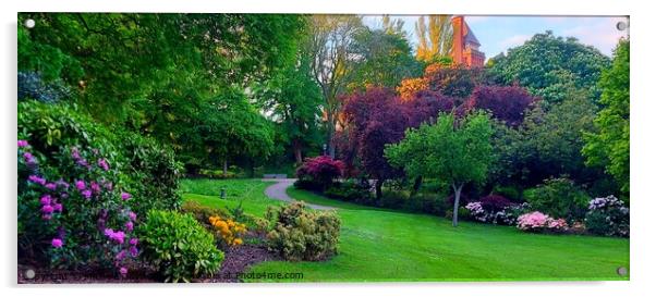 Miller Park Preston, Spring Acrylic by Michele Davis
