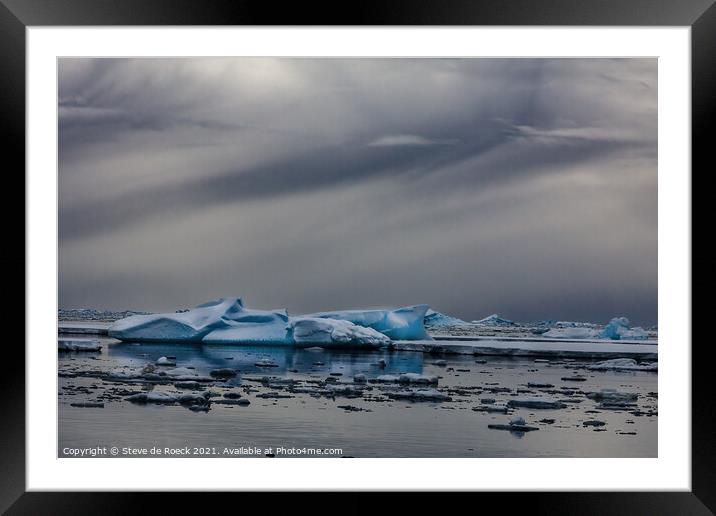 Calm Before The Storm Framed Mounted Print by Steve de Roeck