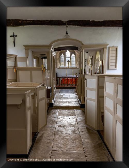 All Saints Church, Chalbury Framed Print by Jim Monk