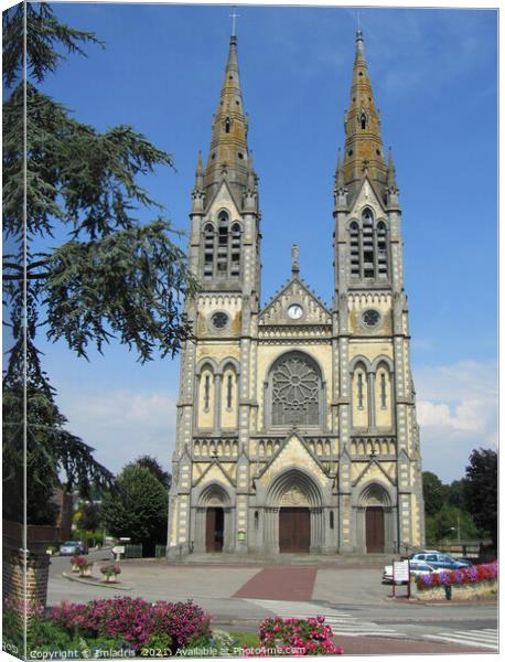Notre-Dame Church, Vimoutiers, France Canvas Print by Imladris 