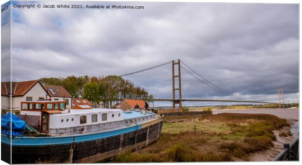 Humber Bridge Canvas Print by Jacob White