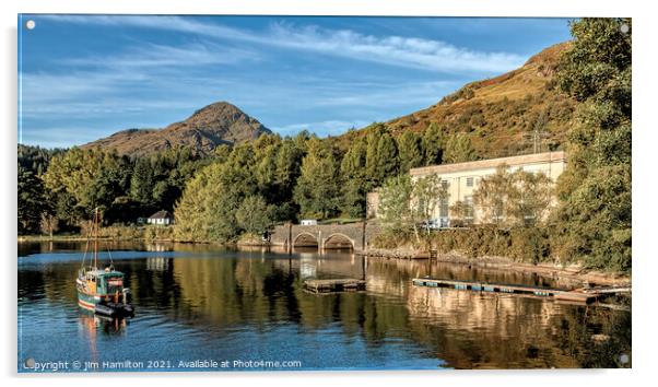 Loch Lomond at Inveruglas Acrylic by jim Hamilton