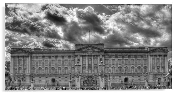 Buckingham Palace BW Acrylic by David French