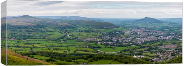 Sugarloaf and Skirrid mountains Canvas Print by Leighton Collins