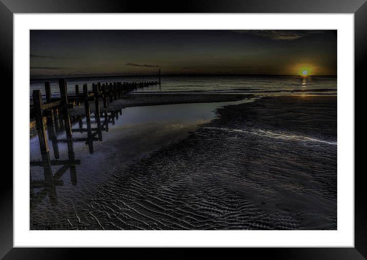Sunrise at Overstrand Framed Mounted Print by Rob Hawkins