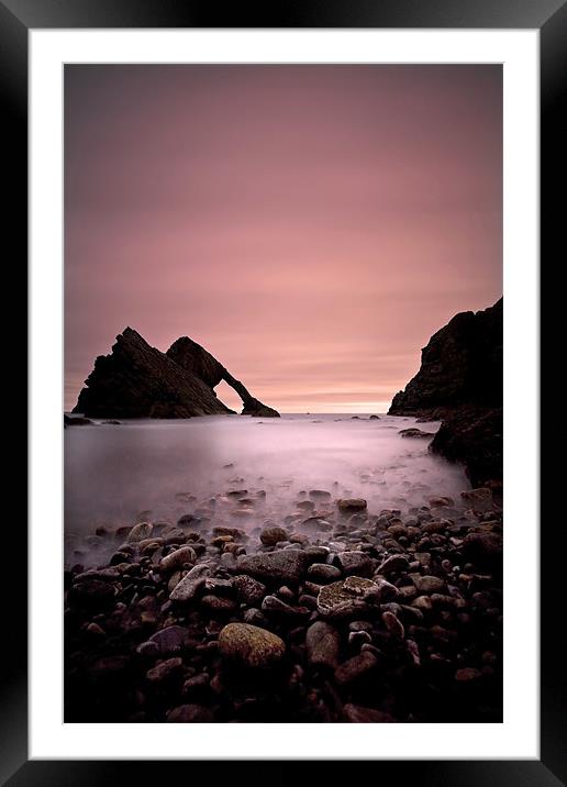 Bow Fiddle Rock Framed Mounted Print by David Maclennan