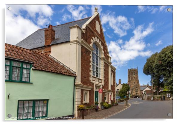 Chapel House, Dunster Acrylic by Jim Monk