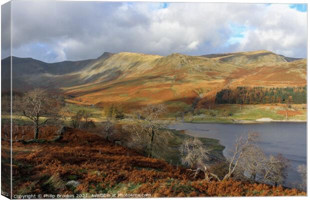 Kidsty Pike, Haweswater Canvas Print by Philip Brookes