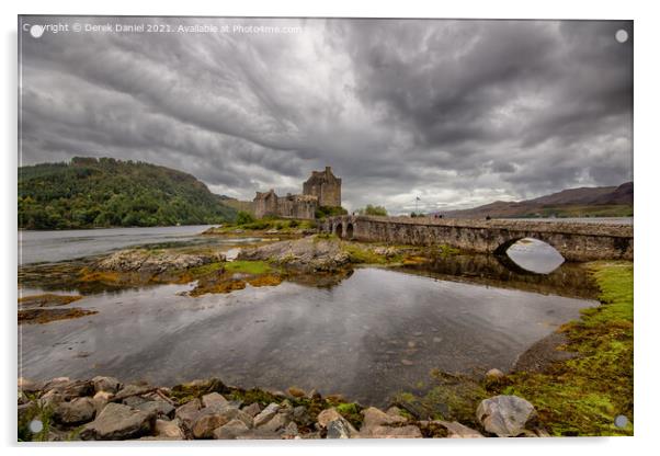 Eilean Donan Castle #4, Dornie, Scotland Acrylic by Derek Daniel