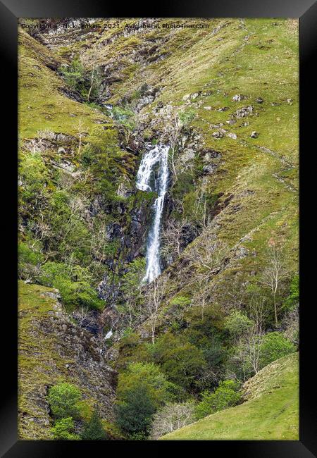 Cautley Spout Middle Section Howgill Fells Framed Print by Nick Jenkins