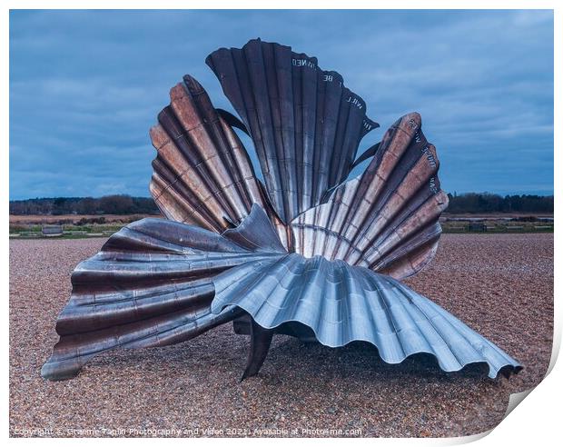 Alburgh Scallop Shell Suffolk Print by Graeme Taplin Landscape Photography