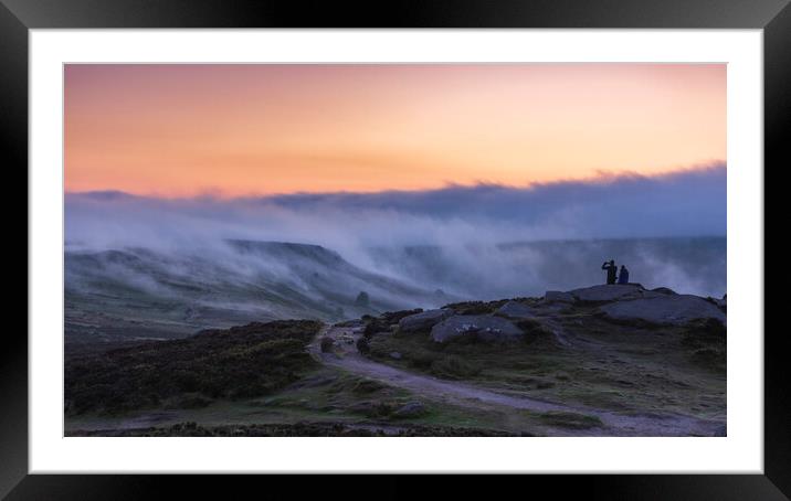 Higger Tor May Sunrise, Hathersage Framed Mounted Print by John Finney