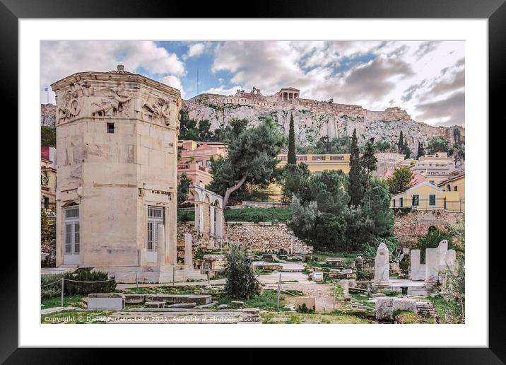 Roman Agora, Athens, Greece Framed Mounted Print by Daniel Ferreira-Leite