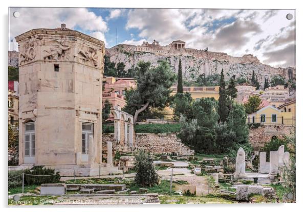 Roman Agora, Athens, Greece Acrylic by Daniel Ferreira-Leite