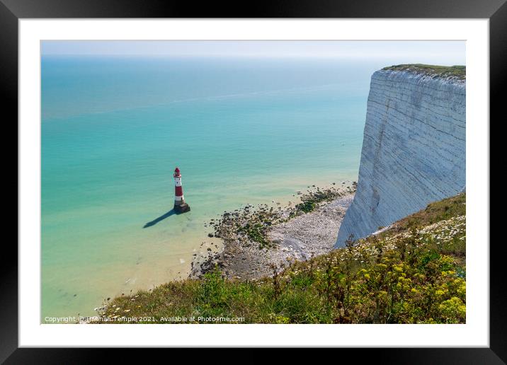 Beachy Head Lighthouse Framed Mounted Print by Hannah Temple