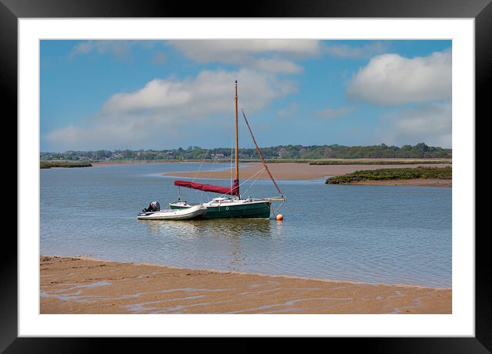 Serene Estuary Dreamscape Framed Mounted Print by Kevin Snelling
